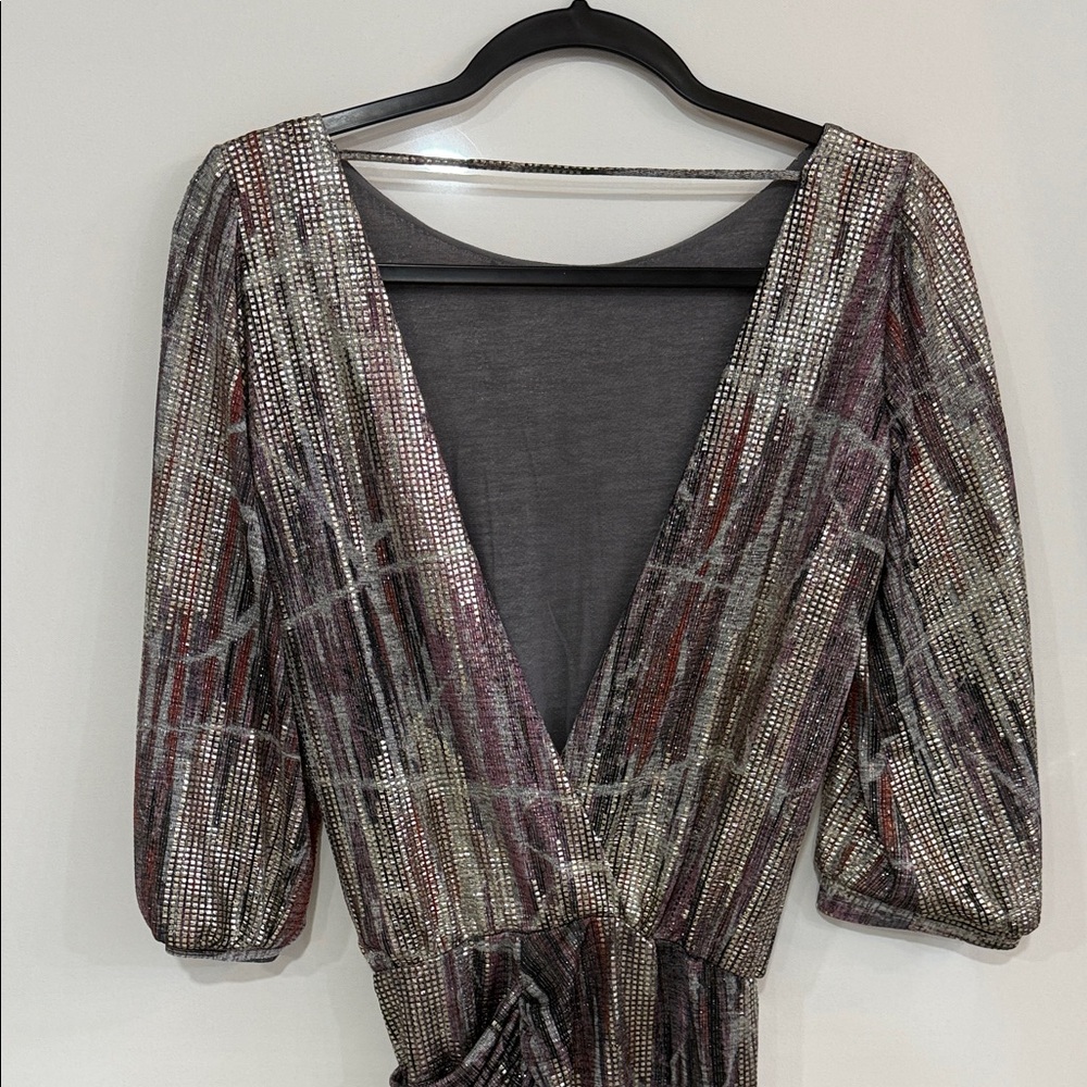 ba&sh Metallic Multicolor Backless Dress - Picture 7 of 7